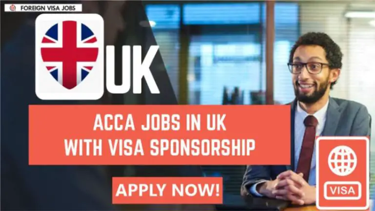 ACCA Jobs in UK with Visa Sponsorship