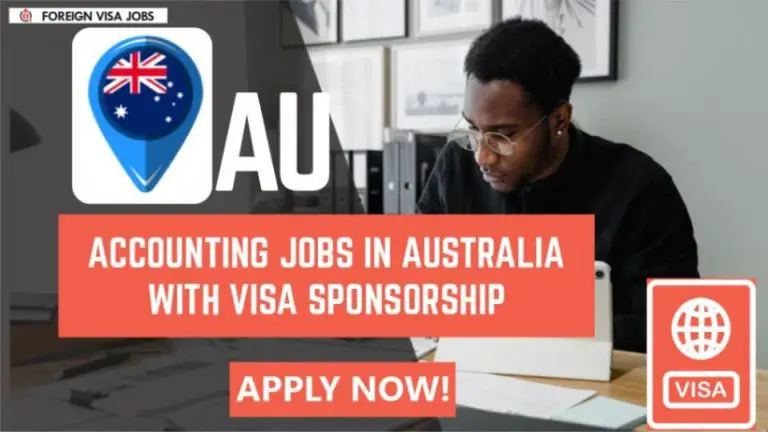 Accounting Jobs in Australia with Visa Sponsorship