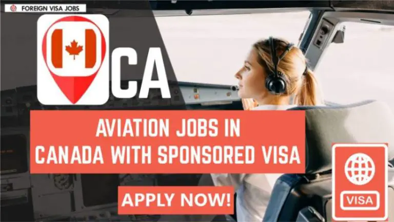 Aviation Jobs in Canada With Visa Sponsorship