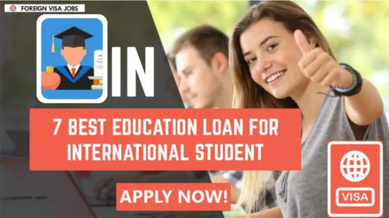 Best Education Loans for International Students