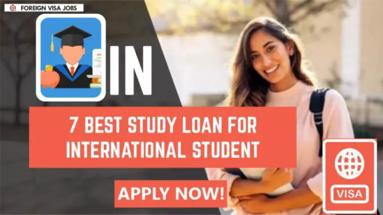 Best Study Loan for International Students