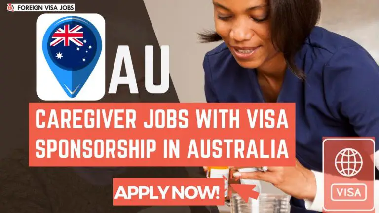 Caregiver Jobs With Visa Sponsorship in Australia