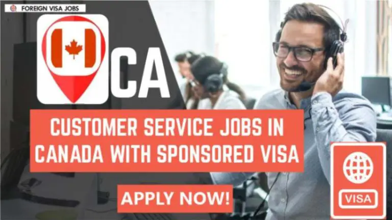 Customer Service Jobs in Canada With Visa Sponsorship