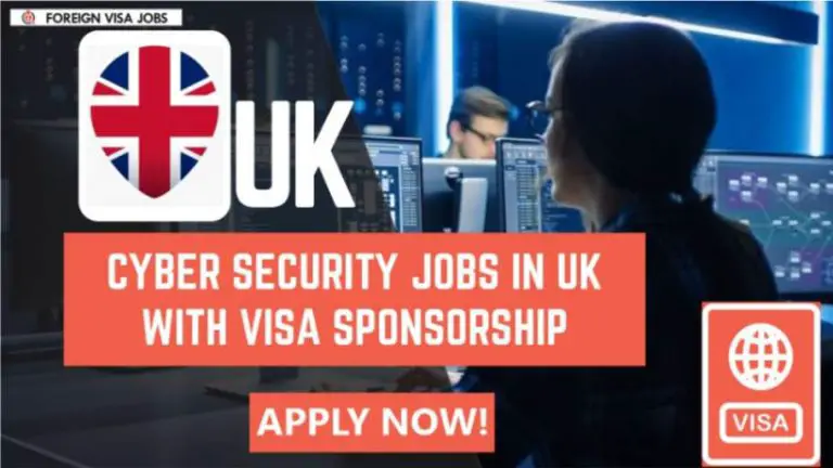 Cyber Security jobs in UK with Visa Sponsorship