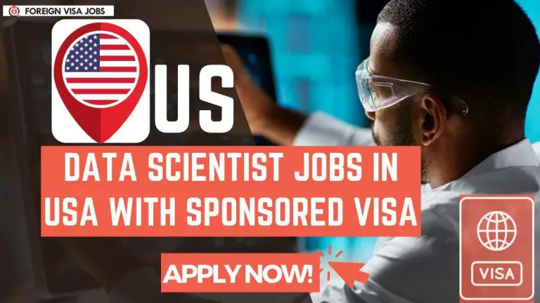 Data Scientist Jobs in USA with Visa Sponsorship