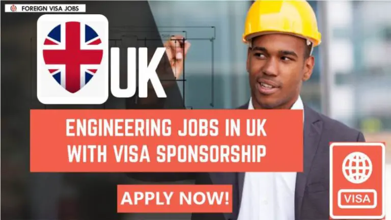 Engineering jobs in UK with Visa Sponsorship