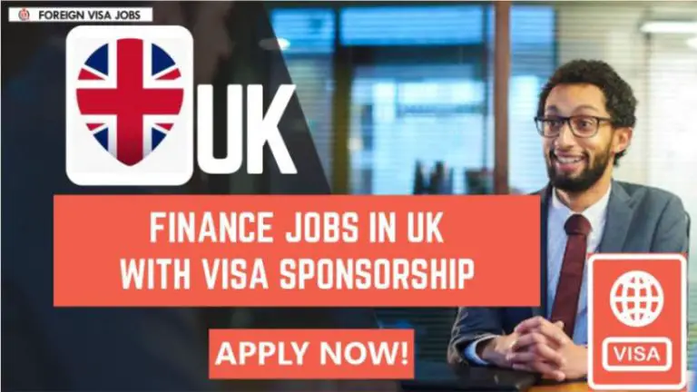 Finance Jobs in UK with Visa Sponsorship