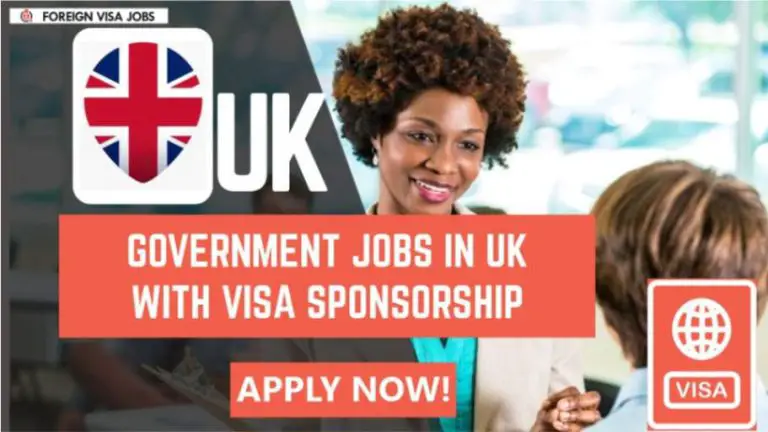 Government Jobs in UK for foreigners with Visa Sponsorship