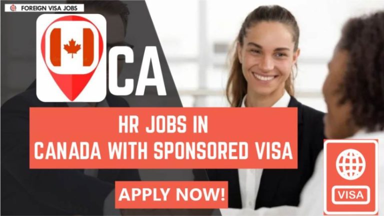 HR Jobs in Canada With Visa Sponsorship