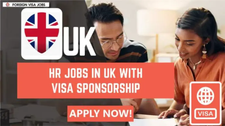 HR jobs in UK with Visa Sponsorship