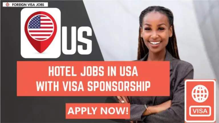 Hotel Jobs in USA with Visa Sponsorship