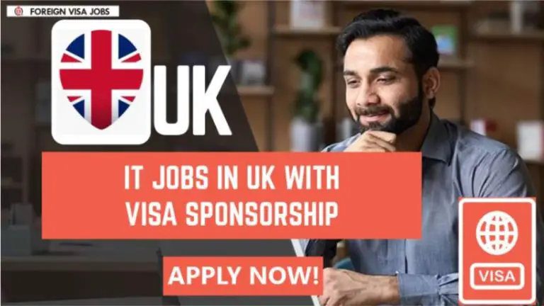 IT Jobs in UK with visa Sponsorship