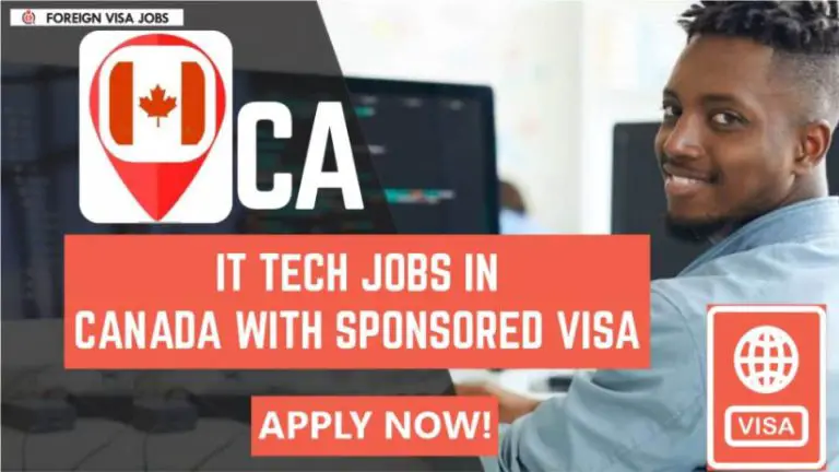 IT jobs in canada with visa sponsorship