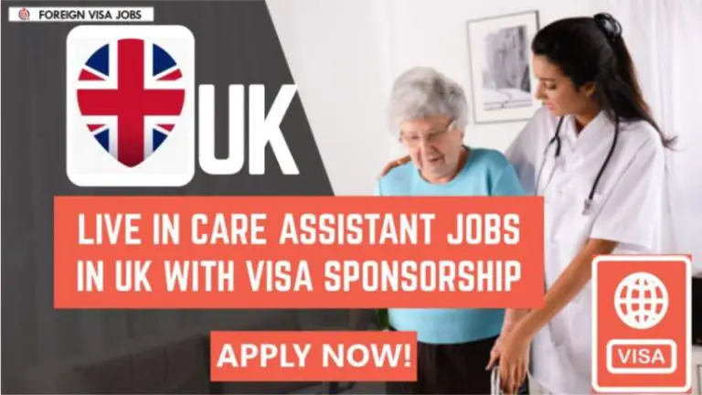 Live in Care Assistant jobs in UK with Visa Sponsorship