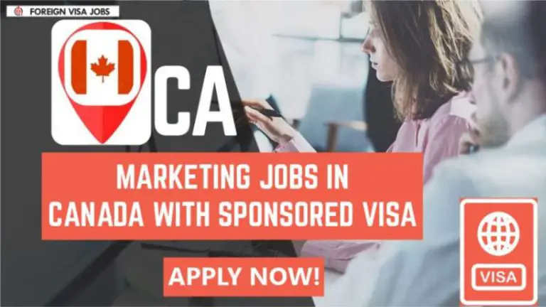 Marketing Jobs in Canada With Visa Sponsorship