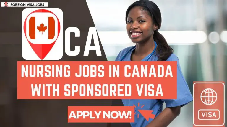 Nursing Jobs in Canada with Visa Sponsorship