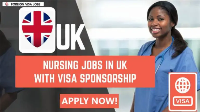 Nursing jobs in UK with Visa Sponsorship