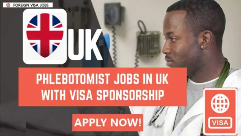 Phlebotomist Jobs in UK with Visa Sponsorship