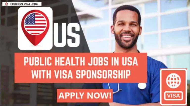 Public Health Jobs in the USA with Visa Sponsorship