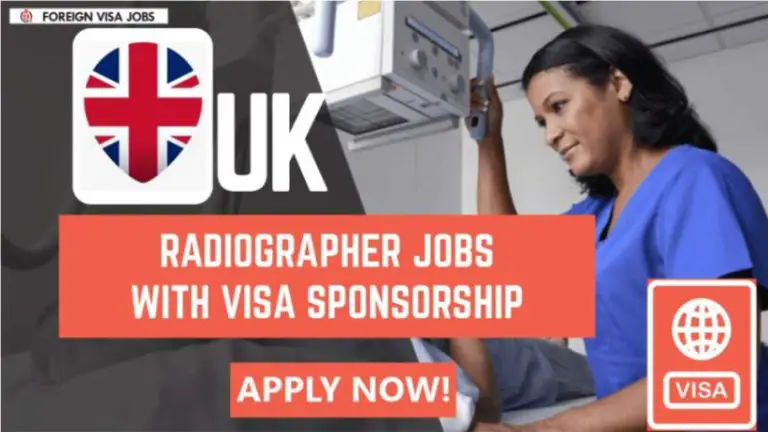 Radiographer Jobs in UK with Visa Sponsorship