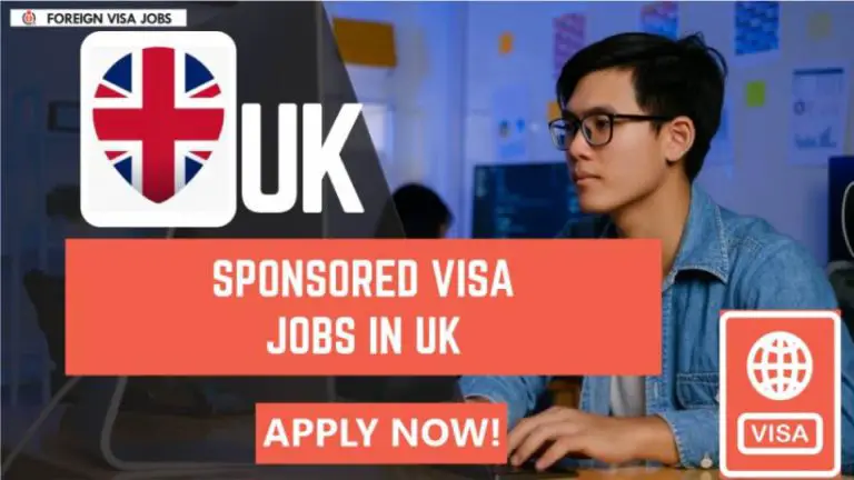 Sponsored Visa jobs in UK