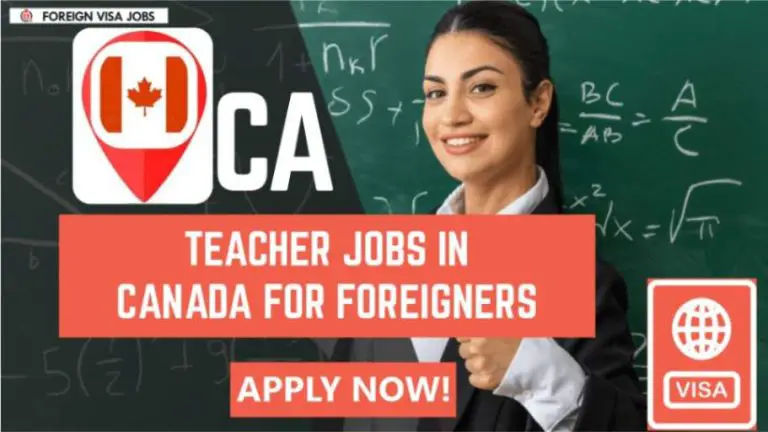 Teacher Jobs in Canada for Foreigners