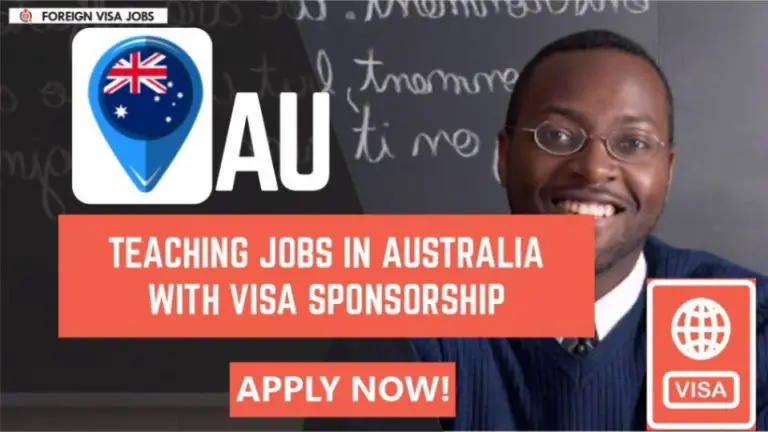 Teaching Jobs in Australia with Visa Sponsorship