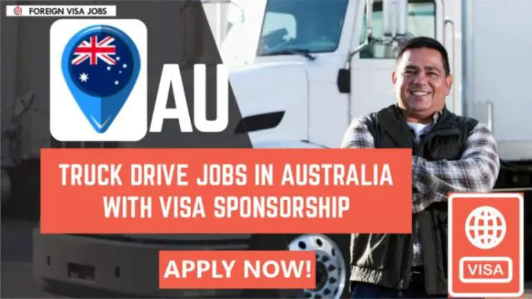 Truck Driver Jobs in Australia with Visa Sponsorship