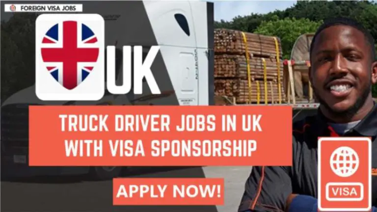 Truck driver Jobs in UK with Visa Sponsorship