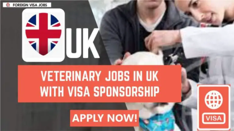 Veterinary Jobs in UK with Visa Sponsorship