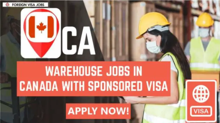 Warehouse Jobs in Canada With Visa Sponsorship