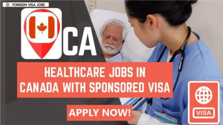 healthcare jobs in canada with visa sponsorship