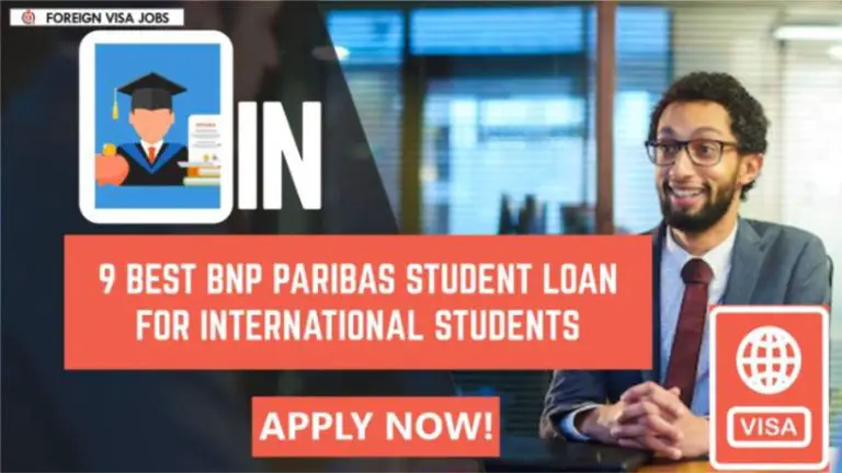 Best BNP Paribas Student Loan for International Students