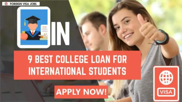 Best College Loan for International Students