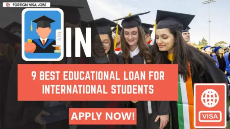 Best Educational Loan for International Students