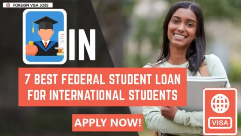 Best Federal student Loan for International Students