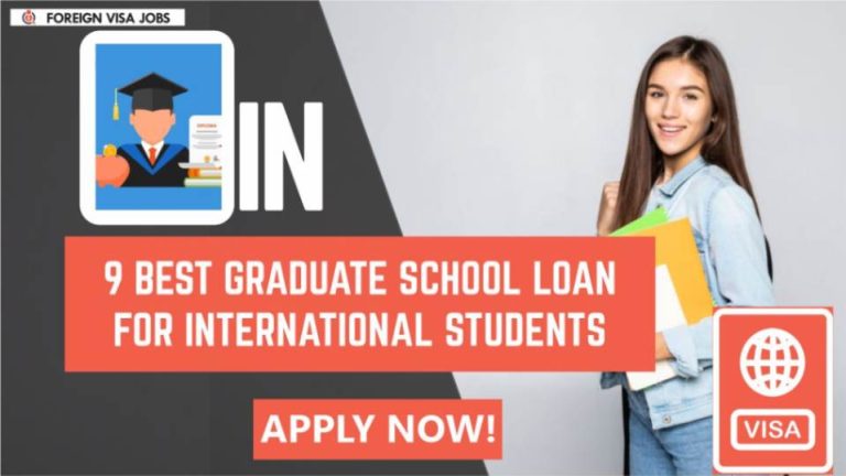 Best Graduate School Loan for International Students