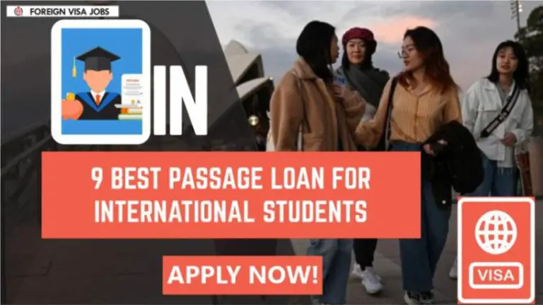 Best Passage Loan for International Students