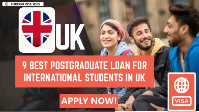 Best Postgraduate Loan for International Students in UK