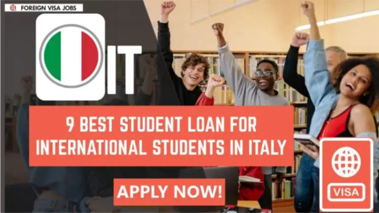 Best Student Loan for International students in Italy