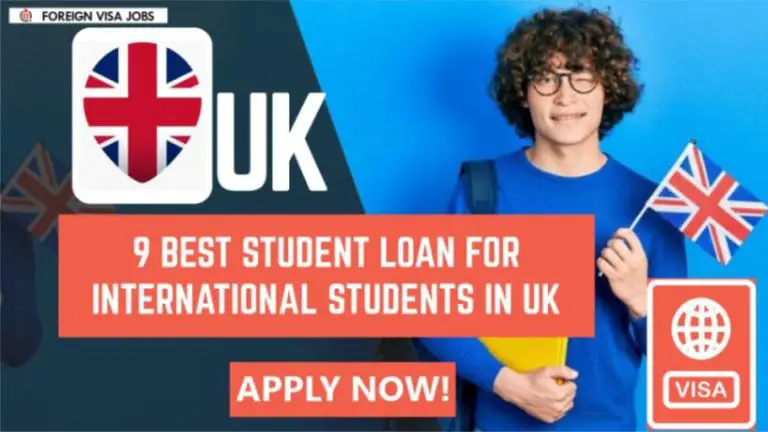 Best Student loan for International Students in UK