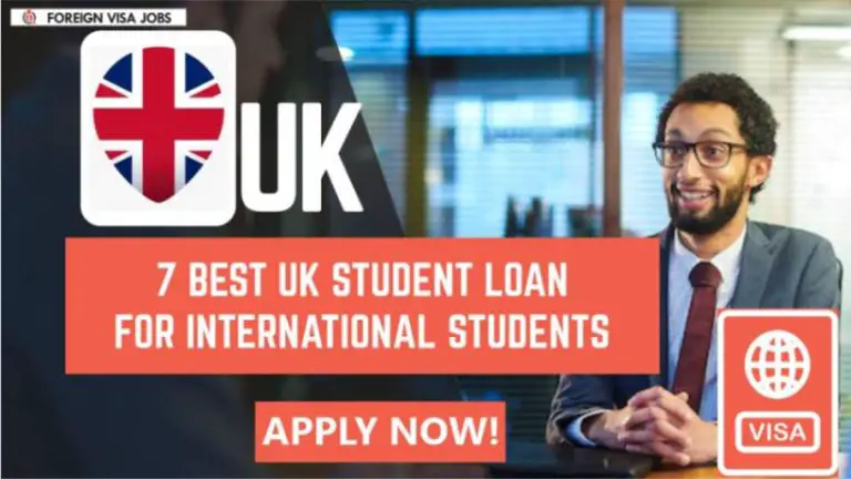 Best UK Student loan for international Students