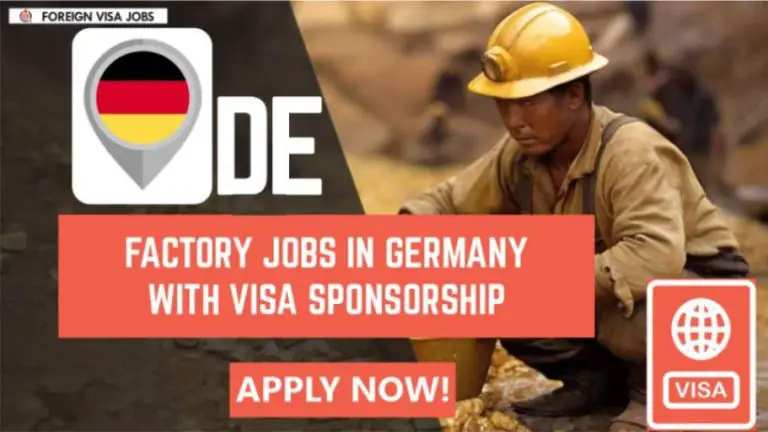 Factory Jobs in Germany with Visa Sponsorship