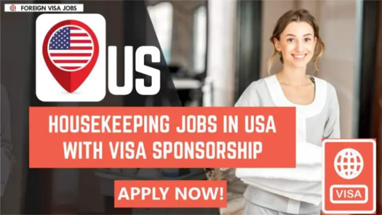 Housekeeping Jobs in USA with Visa Sponsorship