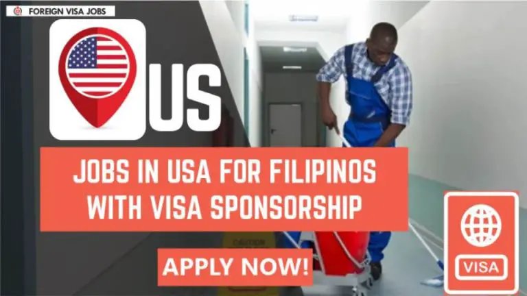 Jobs in USA for Filipinos with Visa Sponsorship