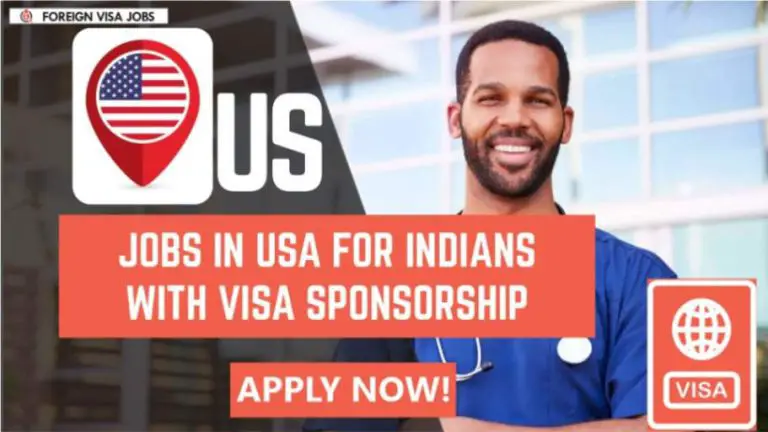 Jobs in USA for Indians with Visa Sponsorship