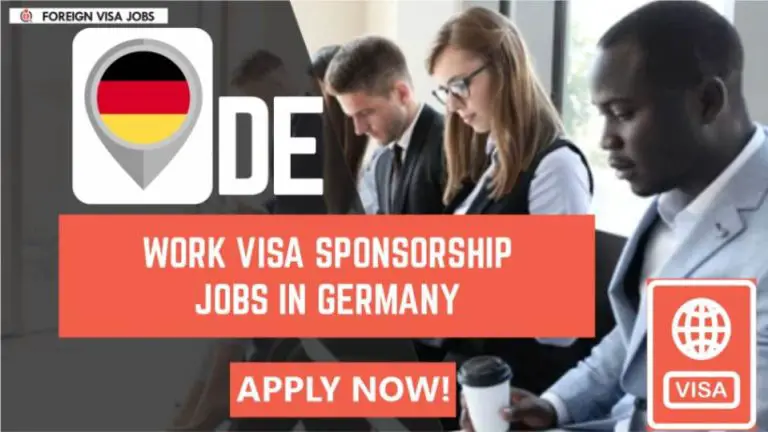 Work Visa Sponsorship Jobs in Germany